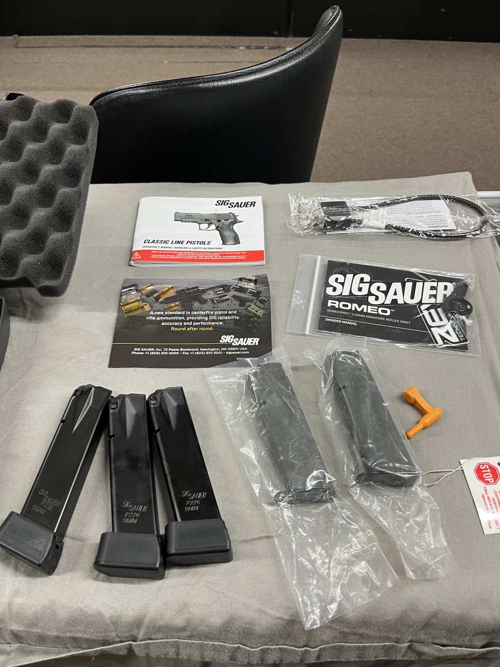 Sig Sauer 226 ZEV 9mm New in box with extras-img-3