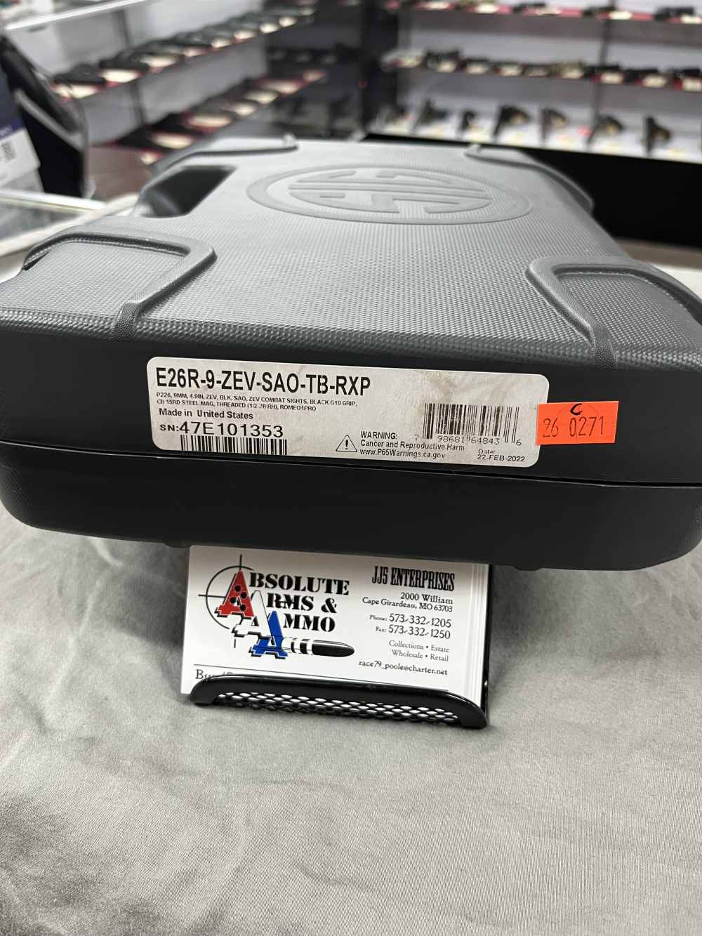 Sig Sauer 226 ZEV 9mm New in box with extras-img-1