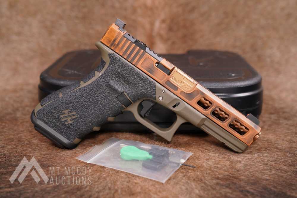 Custom Glock G17 Gen 3 OD Zev Barrel 9mm Optic Ready Striker Fired Pistol-img-0