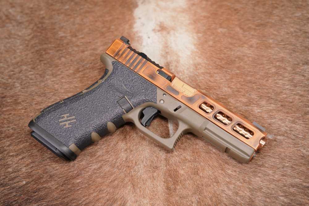 Custom Glock G17 Gen 3 OD Zev Barrel 9mm Optic Ready Striker Fired Pistol-img-1