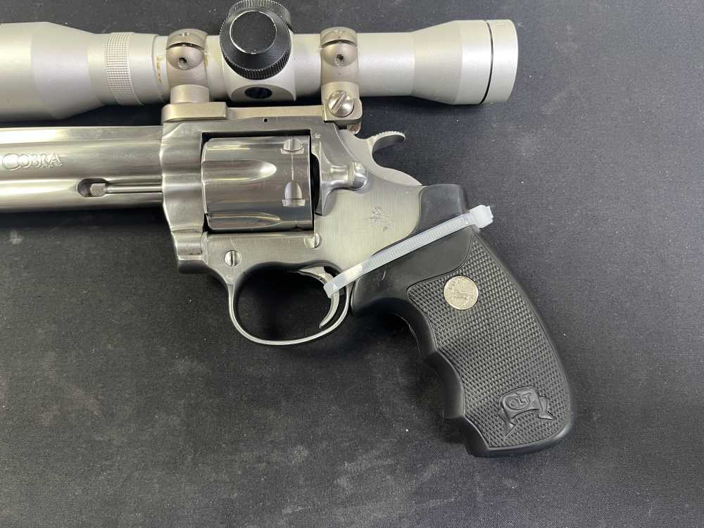 1997 Colt King Cobra 6" bbl .357 Magnum 6 Shot w/ Tasco Scope-img-2