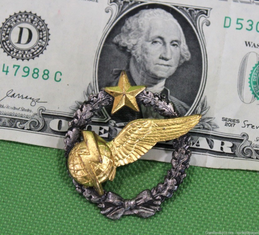 French WWII Air Force Navigator Aviator Badge TL-img-2