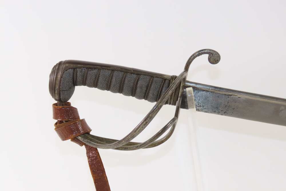 Etched Antique BRITISH Pattern 1821 Light Cavalry Trooper Sword w/Portepee -img-3