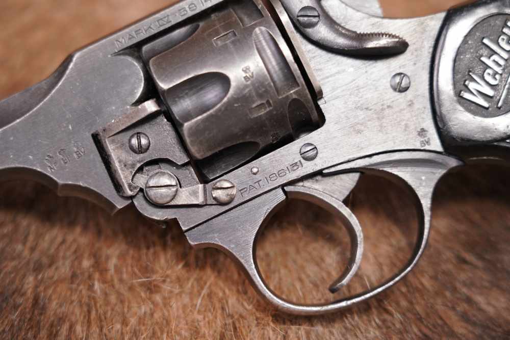 WWII Webley & Scott Mark IV War Finish .38/200 SA/DA Revolver 1940-1941 C&R-img-5