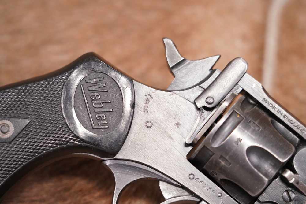 WWII Webley & Scott Mark IV War Finish .38/200 SA/DA Revolver 1940-1941 C&R-img-14