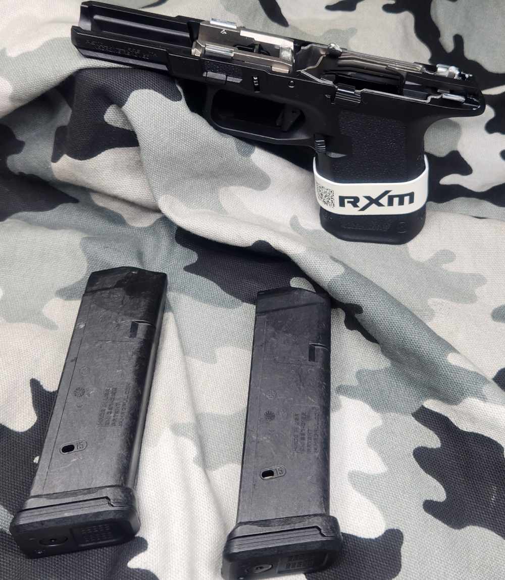 Ruger RXM Complete 9MM Frame Glock 19 SWAP  2-15rnd mags  New-img-2