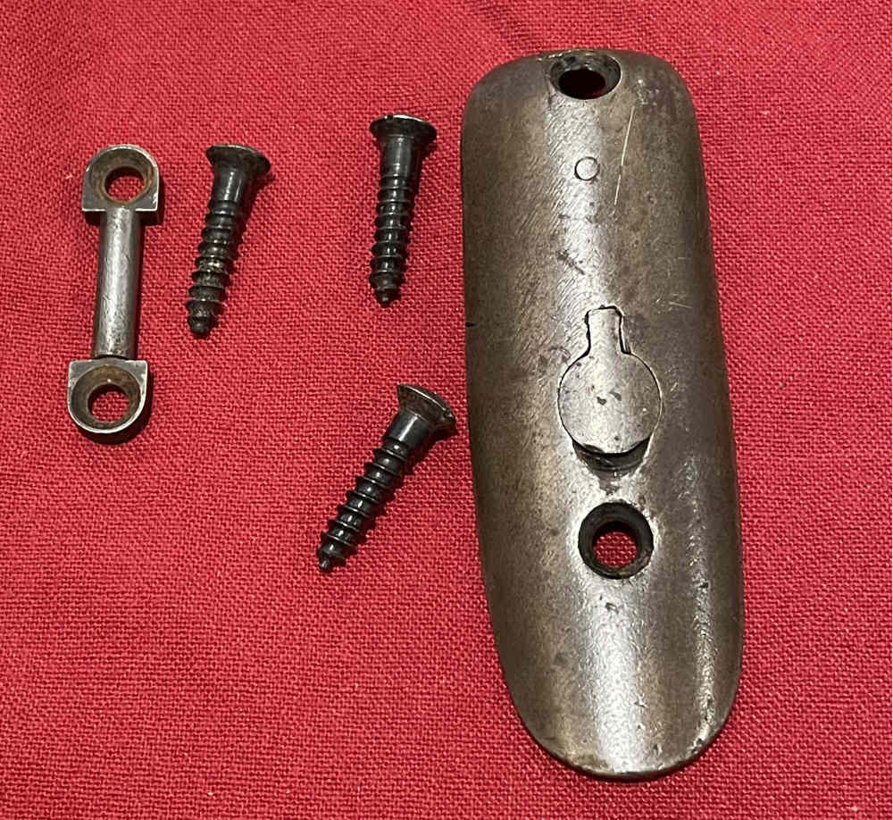 Carcano Carbine Butt Plate and Sling Swivel-img-0