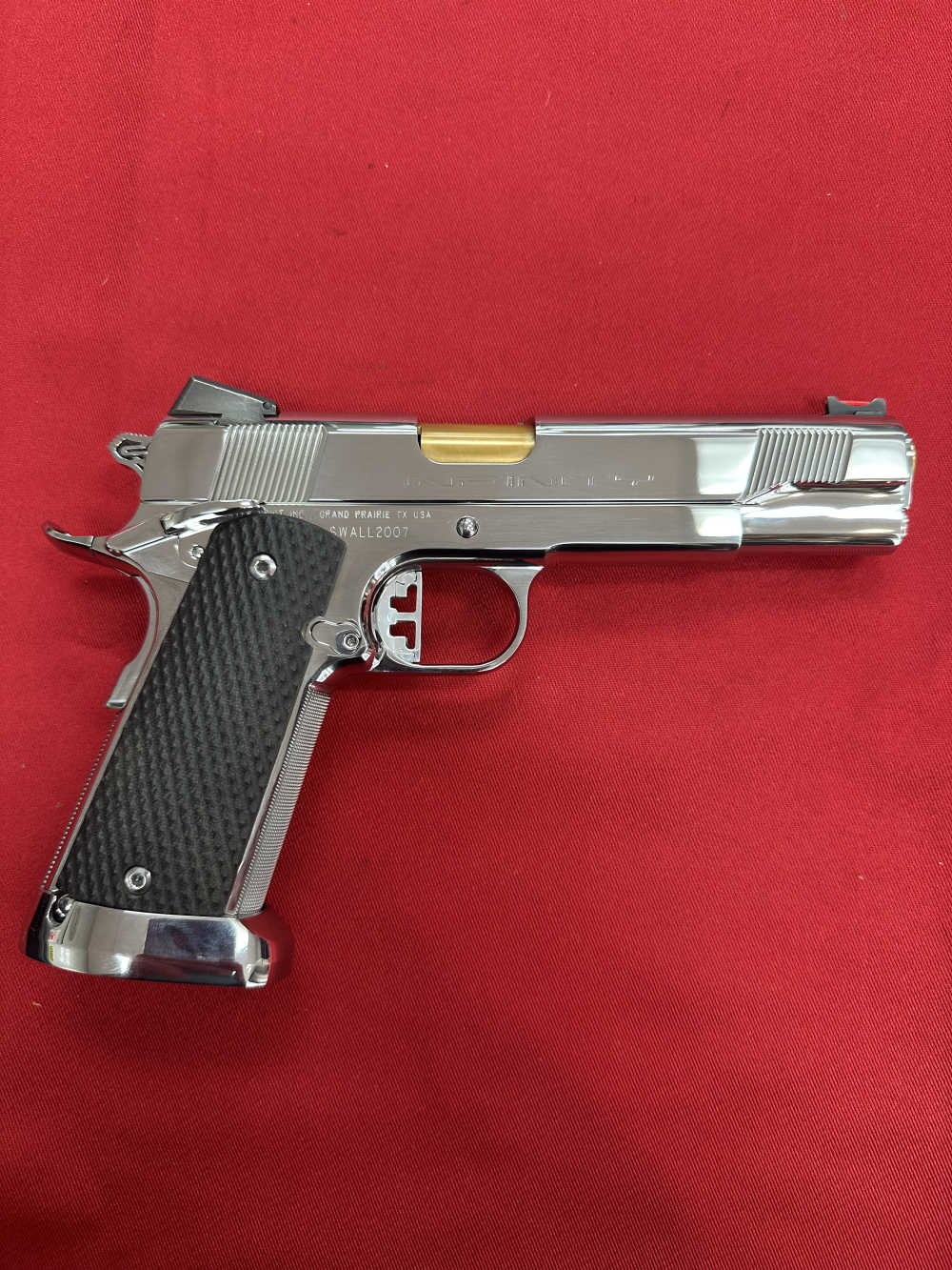 Infinity SVI 1911 High Polish Stainless TiN Gold Barrel - .45 ACP -img-0
