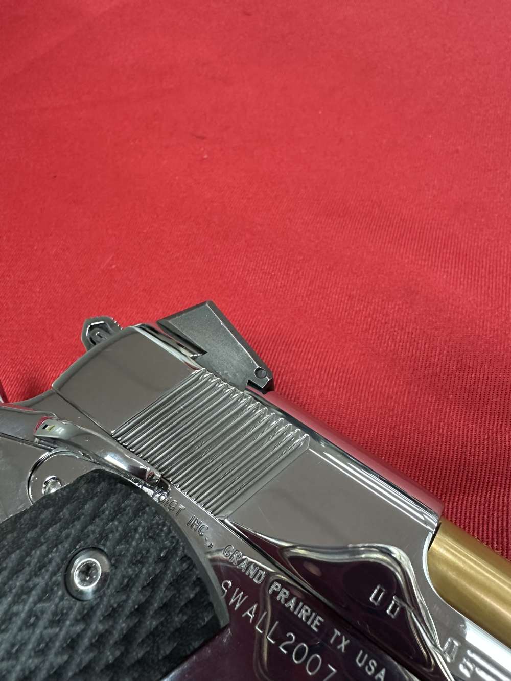Infinity SVI 1911 High Polish Stainless TiN Gold Barrel - .45 ACP -img-5