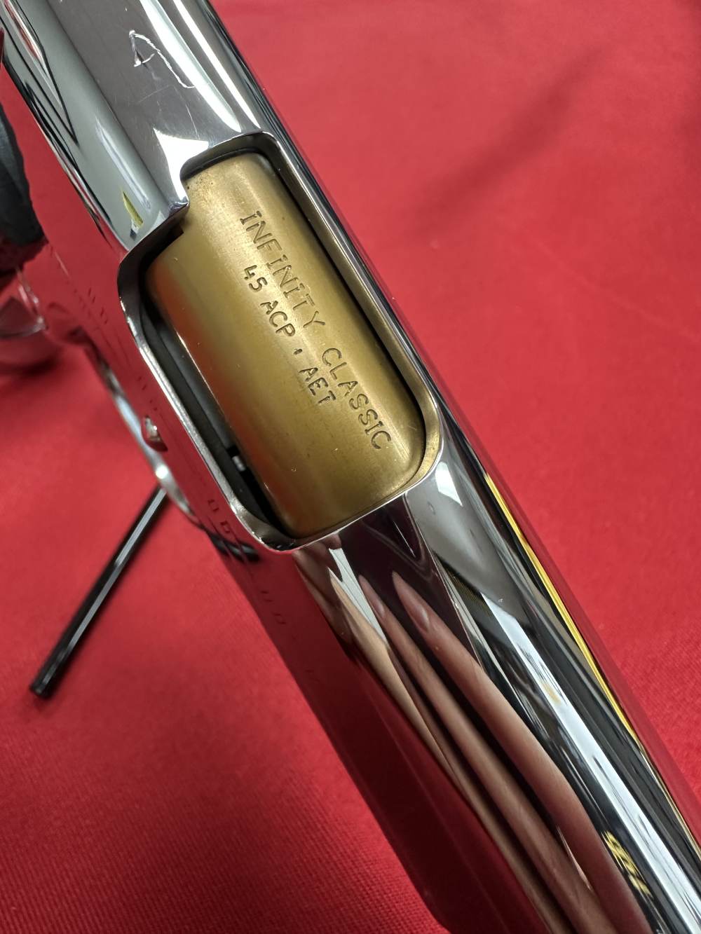 Infinity SVI 1911 High Polish Stainless TiN Gold Barrel - .45 ACP -img-15