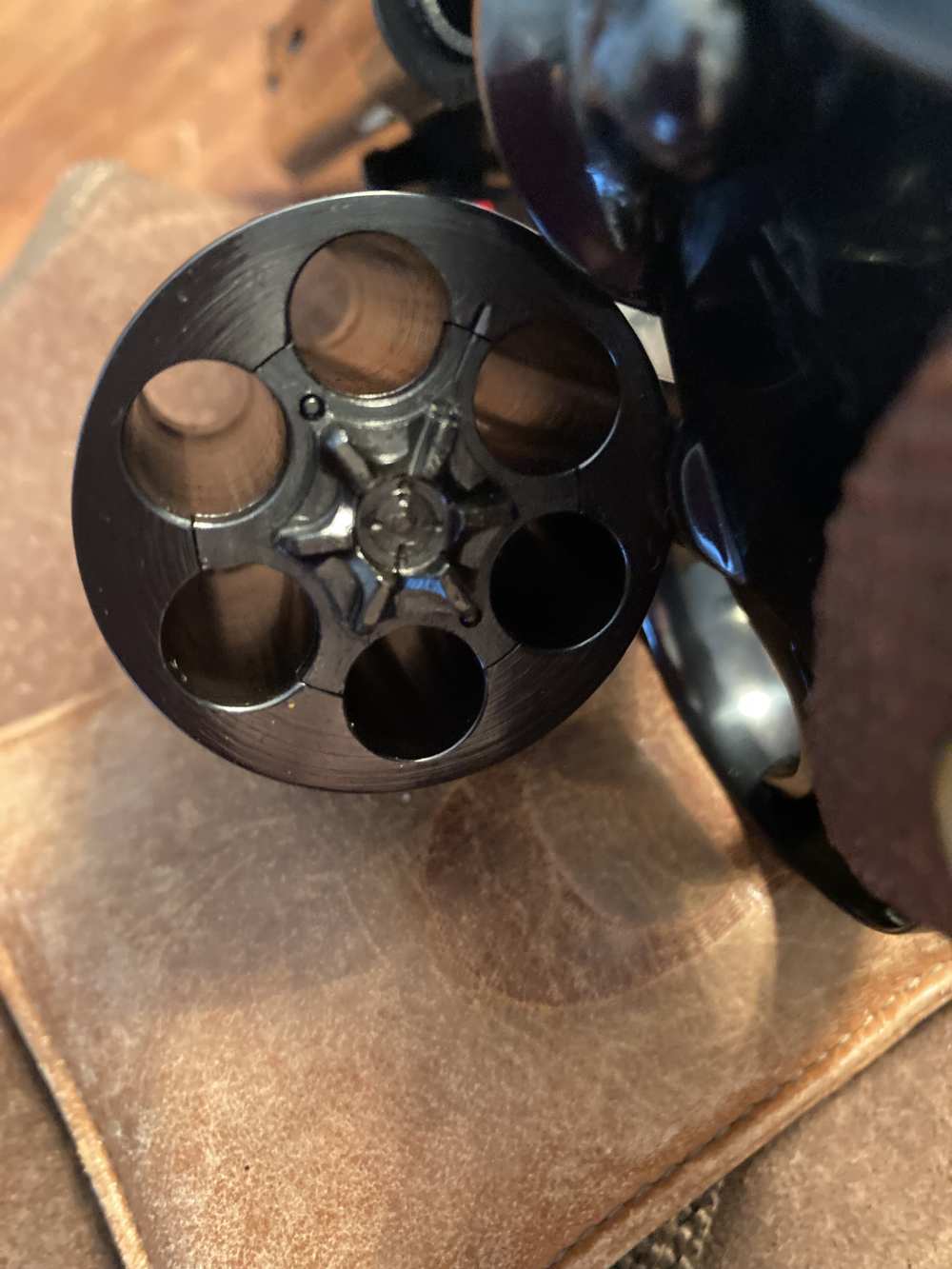 Colt Python 6” Revolver 1957 1st Gen. S/N3420 99%+ Test Target Colt Letter -img-19