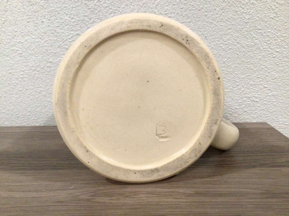Original 1935 WWII German Regimental Stein W/Helmet Relief On Lid-img-7