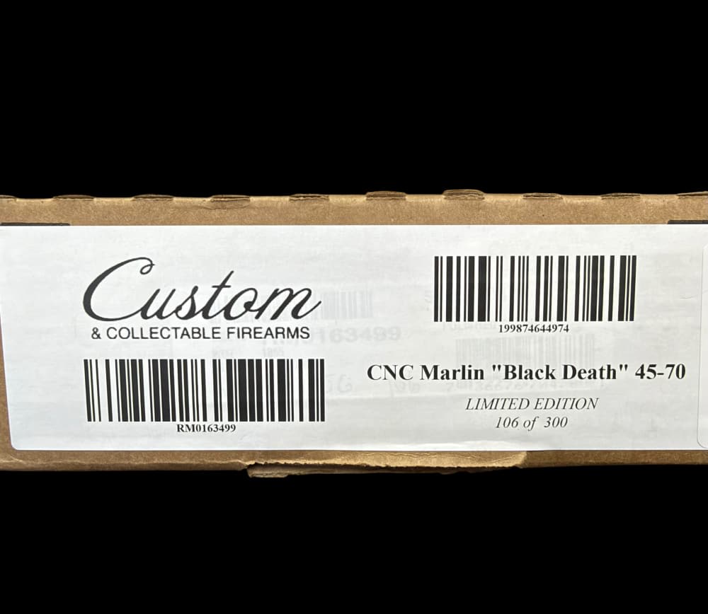 #106 OF 300, FACTORY ENGRAVED, MARLIN 1895 SBL “BLACK DEATH” .45-70 WOOX -img-3