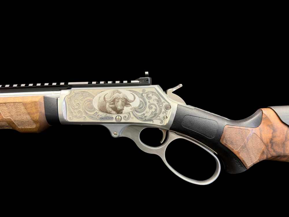 #106 OF 300, FACTORY ENGRAVED, MARLIN 1895 SBL “BLACK DEATH” .45-70 WOOX -img-19
