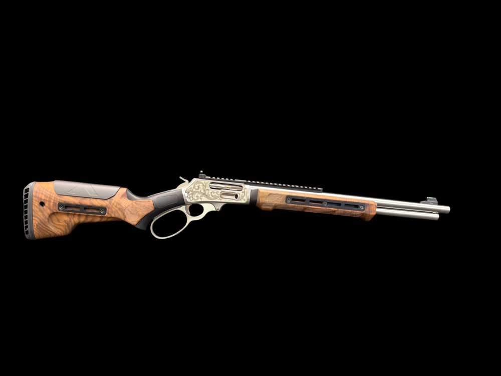 #106 OF 300, FACTORY ENGRAVED, MARLIN 1895 SBL “BLACK DEATH” .45-70 WOOX -img-4