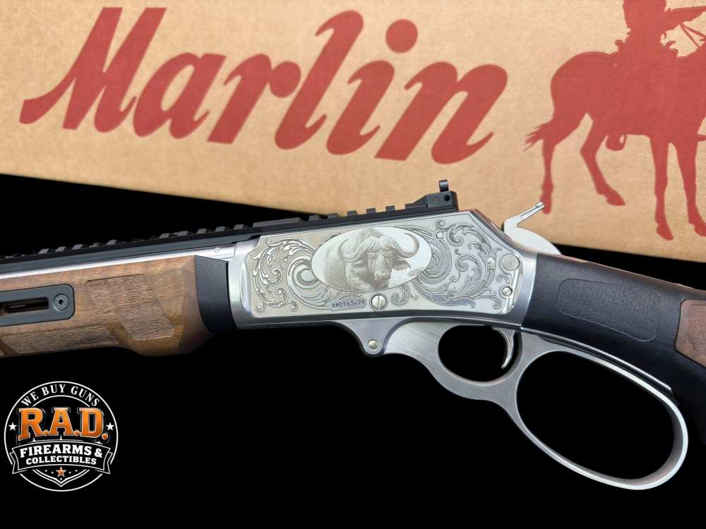 #106 OF 300, FACTORY ENGRAVED, MARLIN 1895 SBL “BLACK DEATH” .45-70 WOOX -img-0