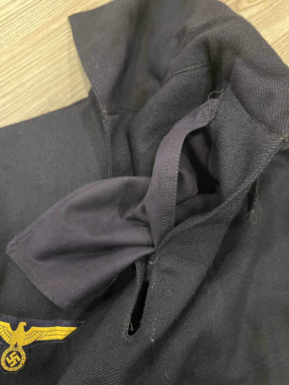 Original WWII German Kriegsmarine Shirt Uniform W/Paper Tag -Near Mint-img-14