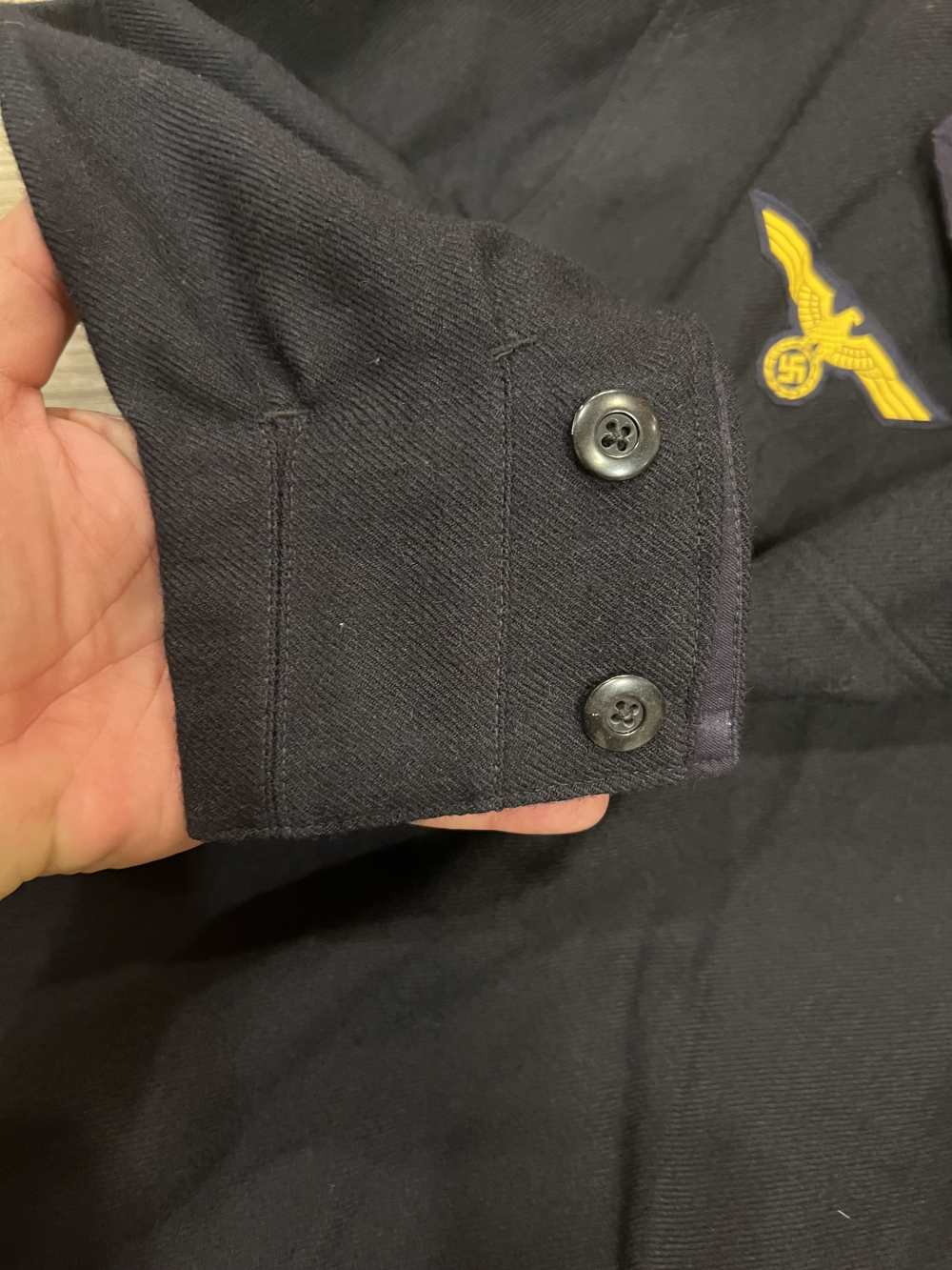 Original WWII German Kriegsmarine Shirt Uniform W/Paper Tag -Near Mint-img-15