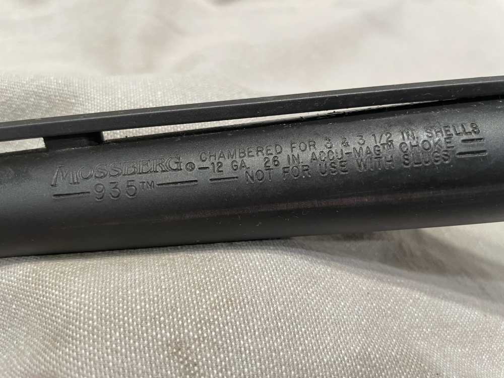 Mossberg 935 Barrel 12 Gauge Accu-Mag 26" Vent Rib Matte Excellent -img-12