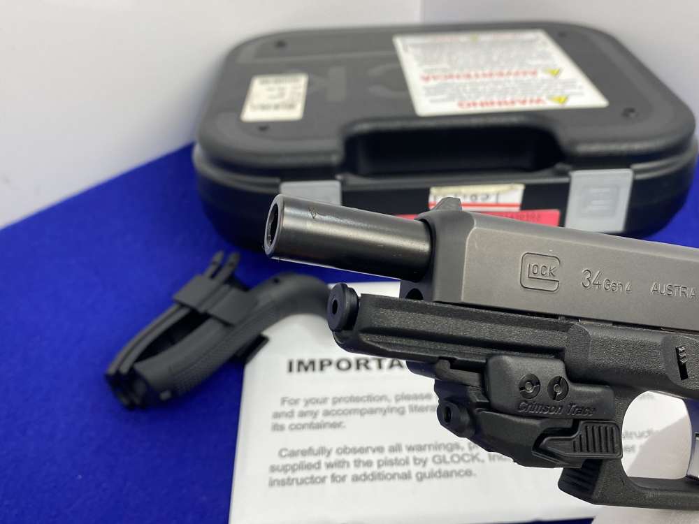 CUSTOM Glock 34 Gen 4 LONGSLIDE 9mm Ported Slide *DESIRABLE SERVICE PISTOL*-img-39