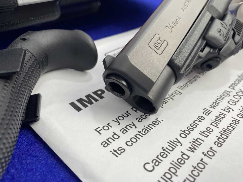 CUSTOM Glock 34 Gen 4 LONGSLIDE 9mm Ported Slide *DESIRABLE SERVICE PISTOL*-img-9