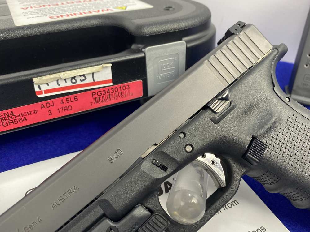 CUSTOM Glock 34 Gen 4 LONGSLIDE 9mm Ported Slide *DESIRABLE SERVICE PISTOL*-img-6