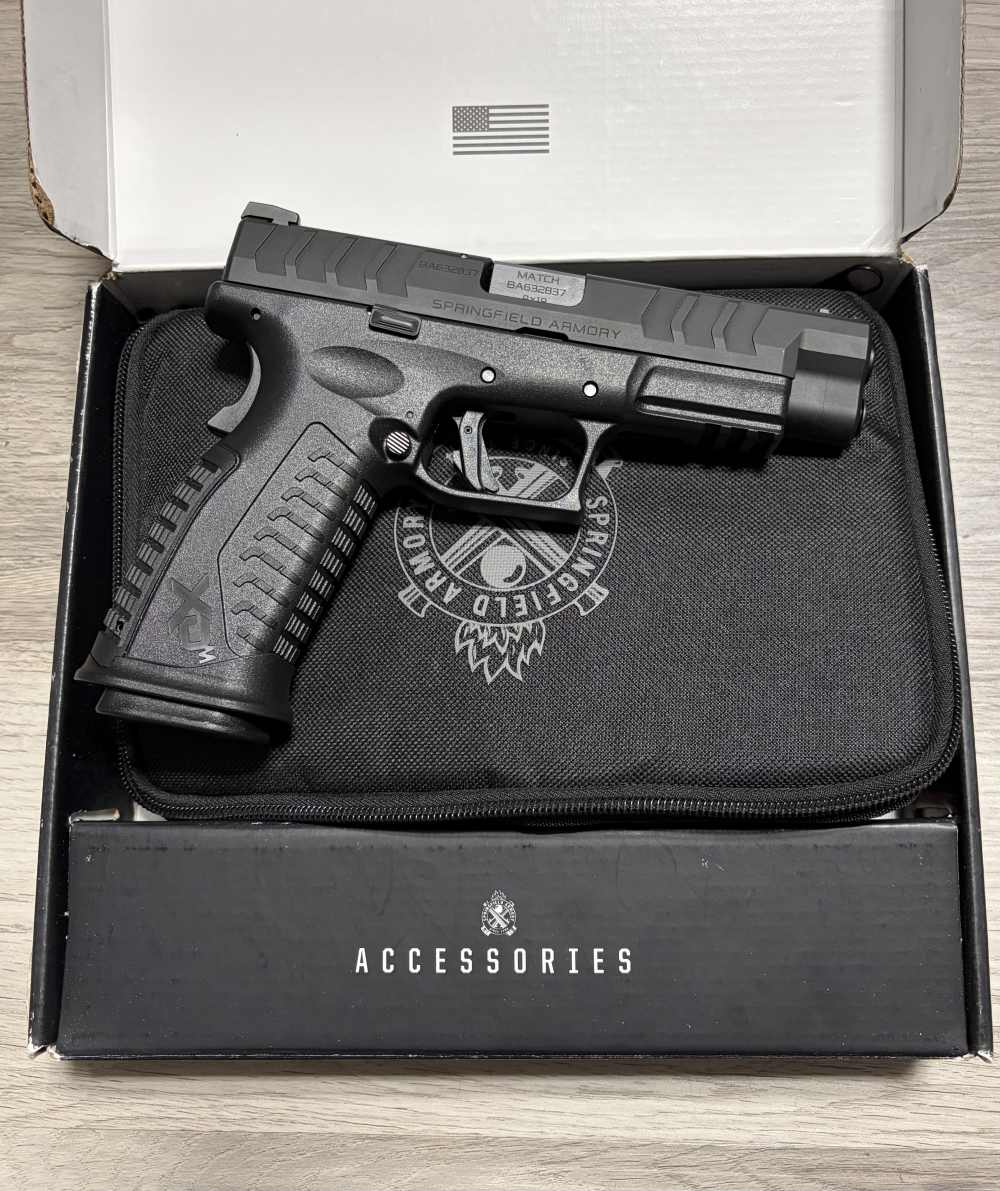 NEW! Springfield XDM Elite, 9MM, (6) 20+1RD, 4.5", XDME9459BHCGU23-img-1