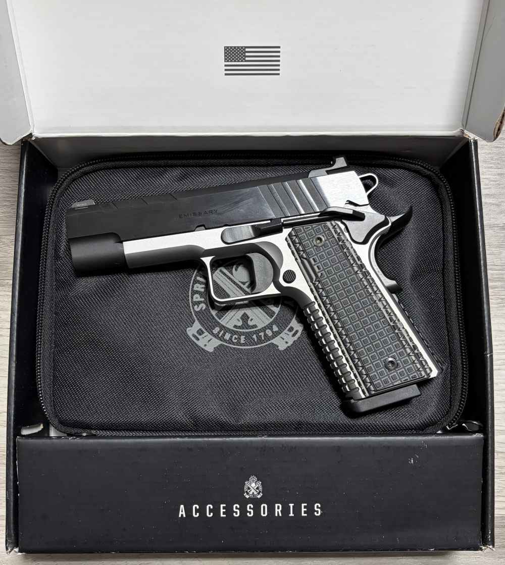NEW! Springfield Armory 1911 Emissary, 45ACP 8+1RD, 4.25", PX9318L-img-1