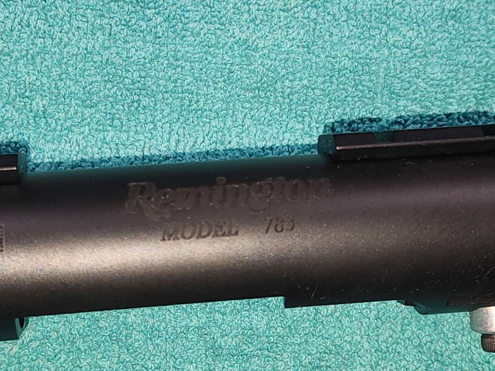 Remington 783 SA Complete Barreled action bolt trigger 20" Bbl New Black-img-8