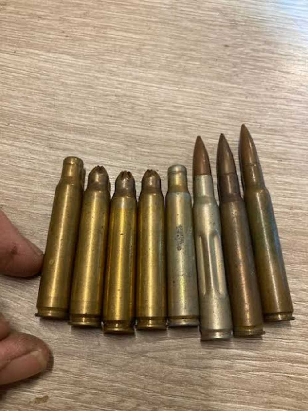 30-06 loaded military rounds collection. 18 rounds  fair to good cond.-img-7