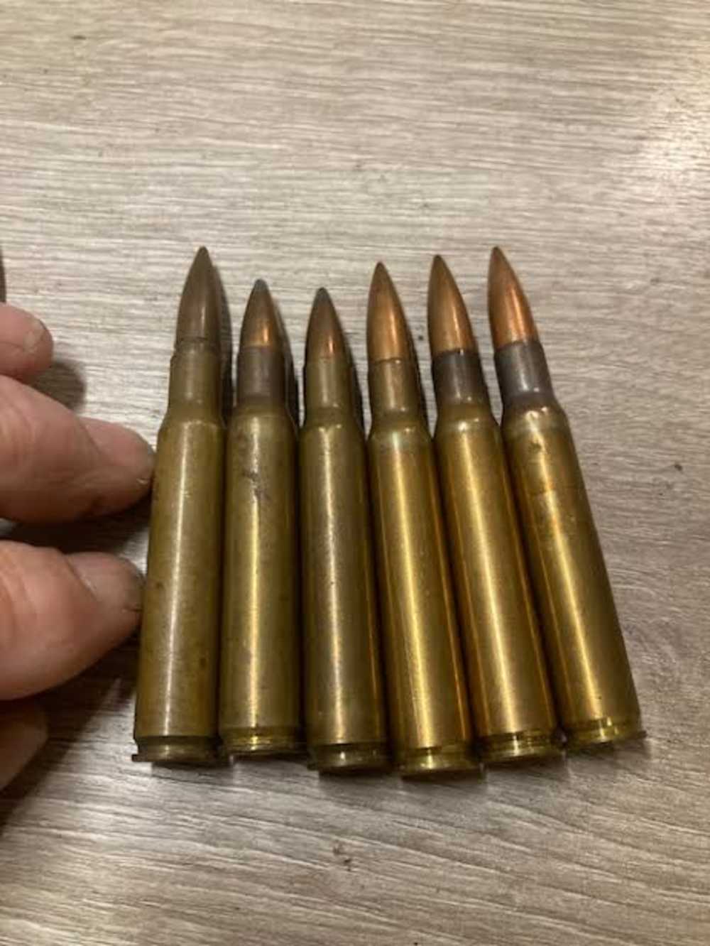 30-06 loaded military rounds collection. 18 rounds  fair to good cond.-img-3