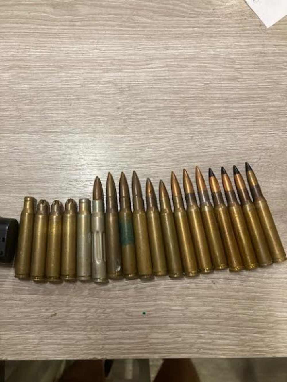 30-06 loaded military rounds collection. 18 rounds  fair to good cond.-img-0