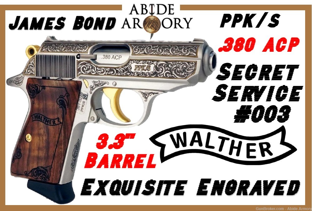 Walther PPK/S Exquisite Engraved Bond #003-img-0
