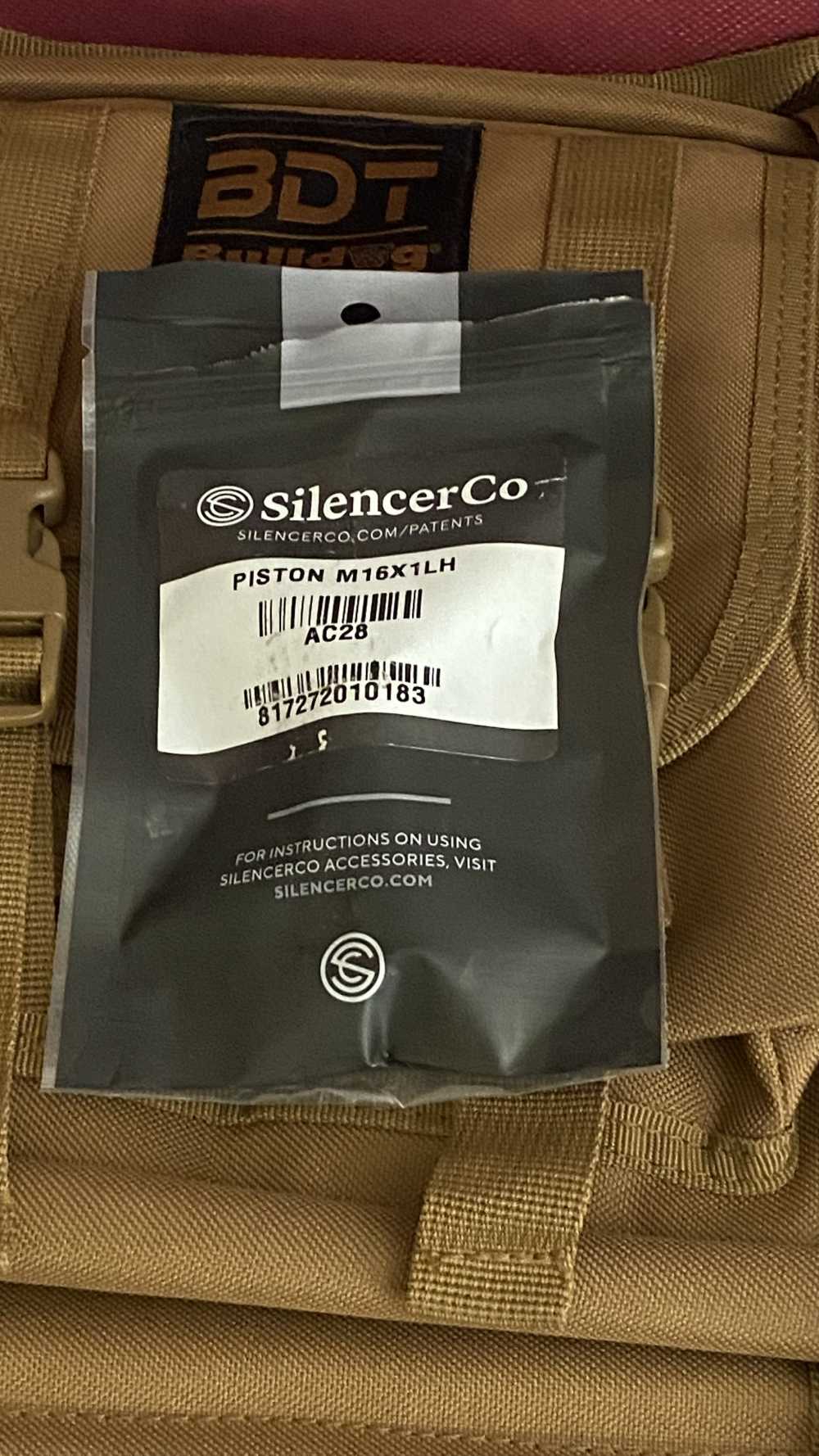 SilencerCo Piston M16X1LH AC28-img-0