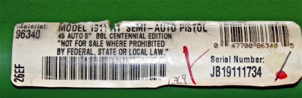 Remington 1911 R1-45 ACP CENTENNIAL Edt-img-11