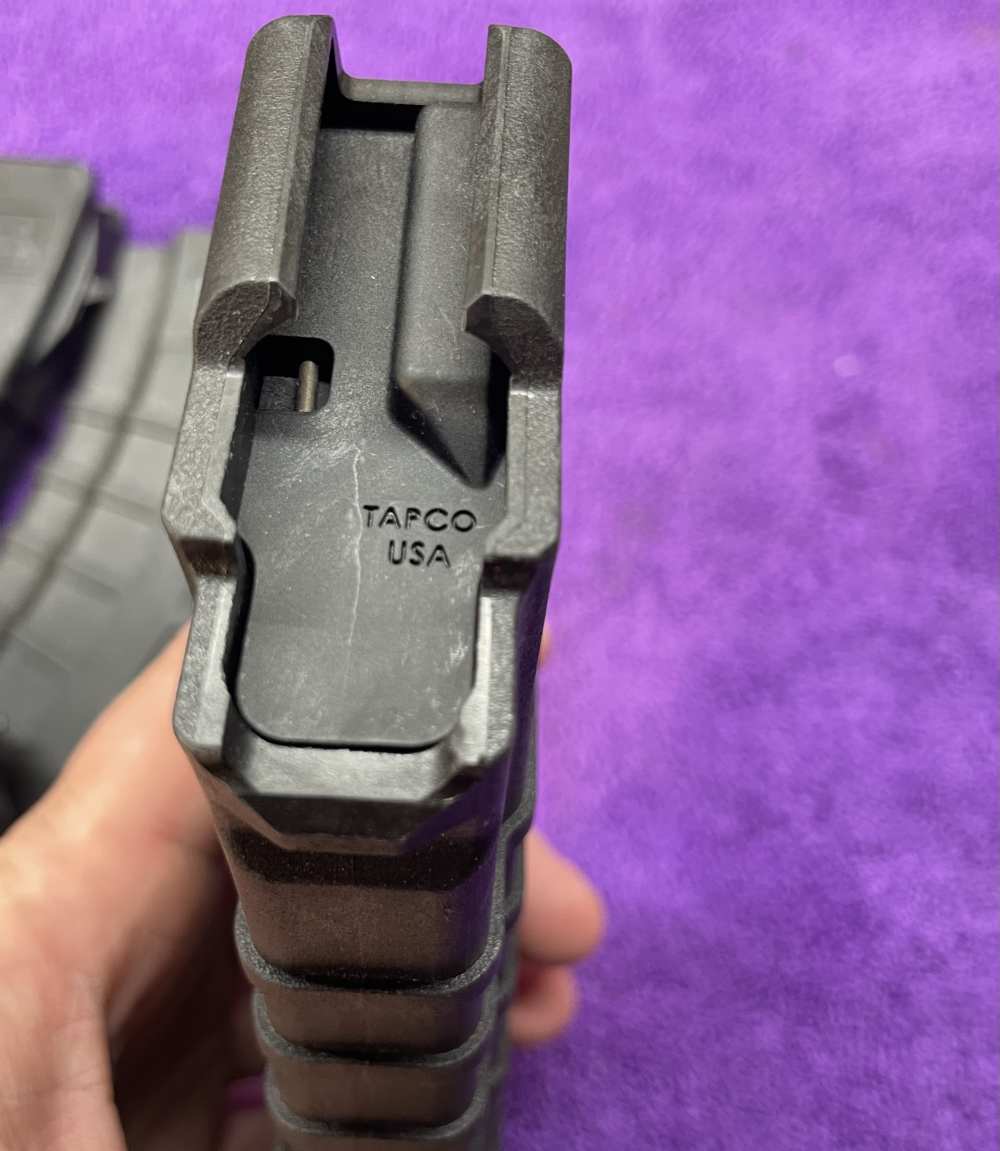 Lot O' (5) NOS TAPCO AK47 7.62x39mm Rifle & Pistol Type Polymer 30rd Mags -img-3
