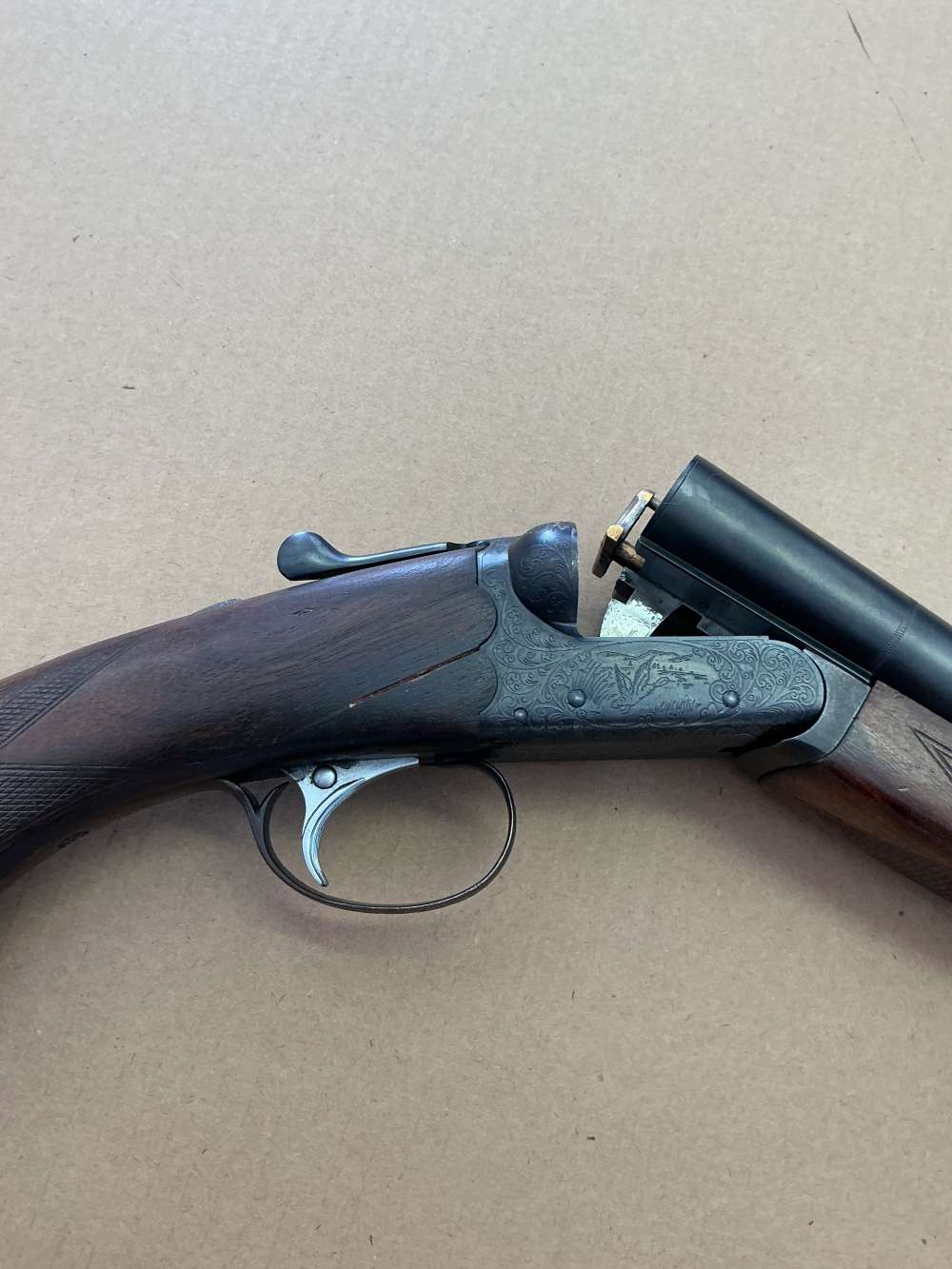 SKB by Ithaca 12ga side by side shotgun-img-6