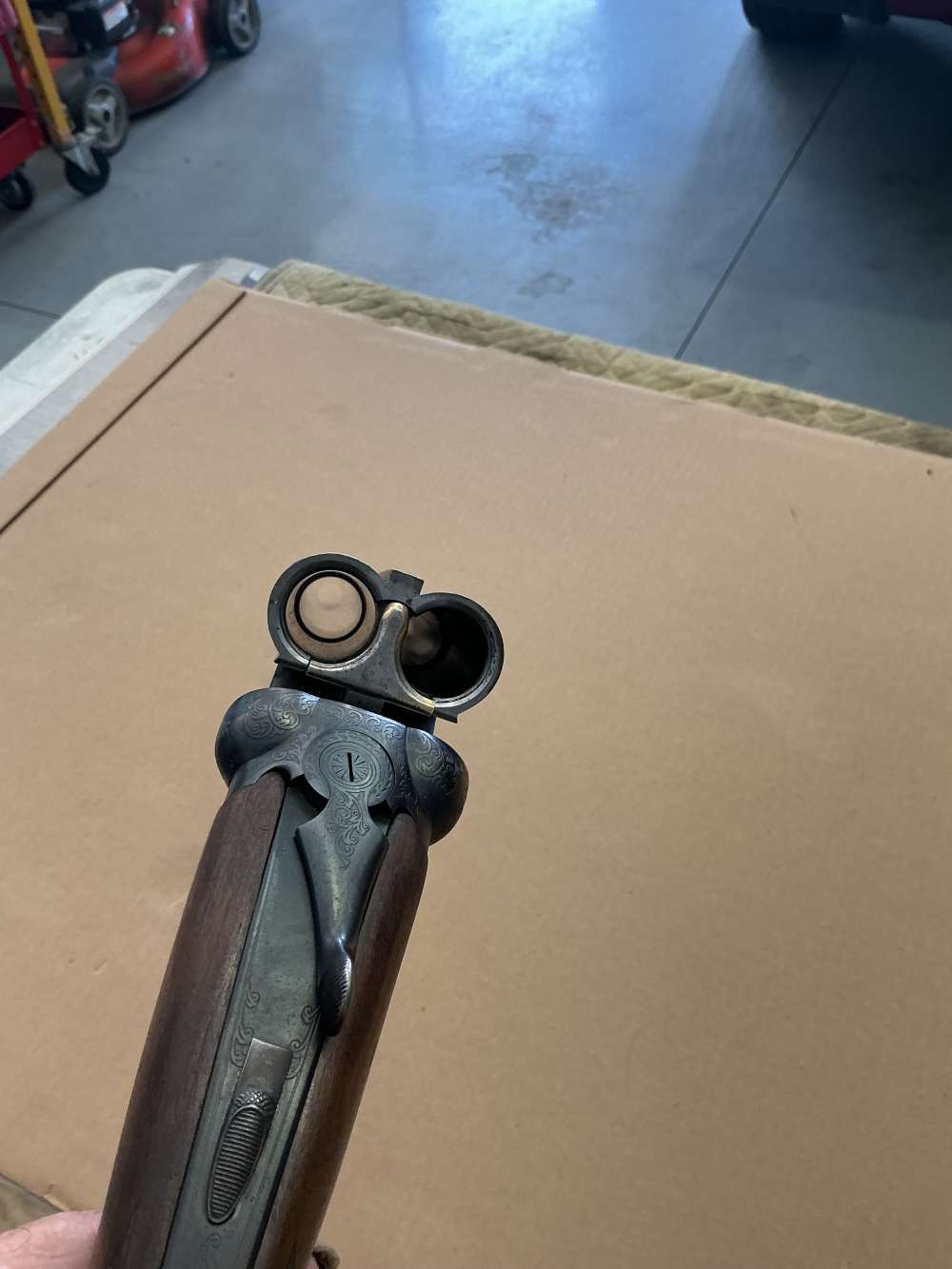 SKB by Ithaca 12ga side by side shotgun-img-2