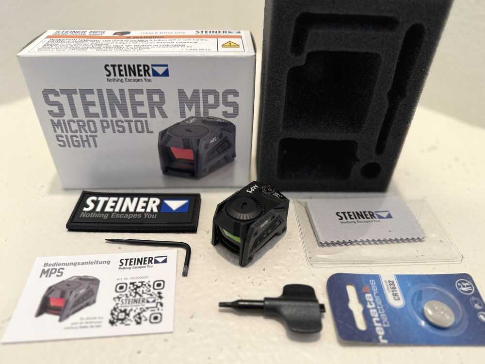 Steiner MPS Micro Pistol Sight 3.3 MOA Red Dot Black 8700-img-1