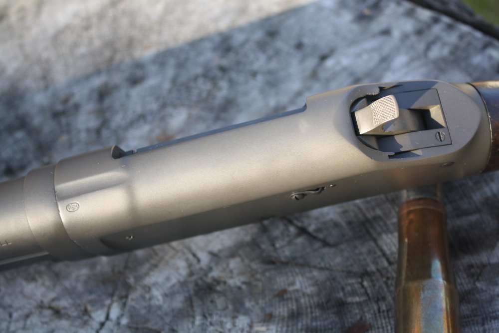 Winchester 1897 12 gauge 30" full choke. Parkerized. NICE!-img-17