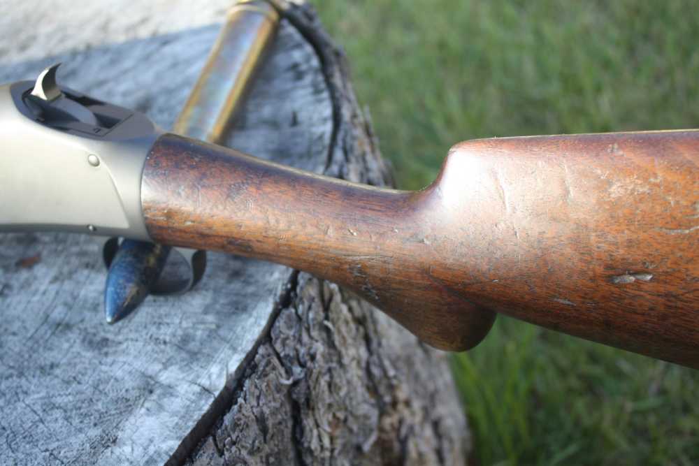 Winchester 1897 12 gauge 30" full choke. Parkerized. NICE!-img-14