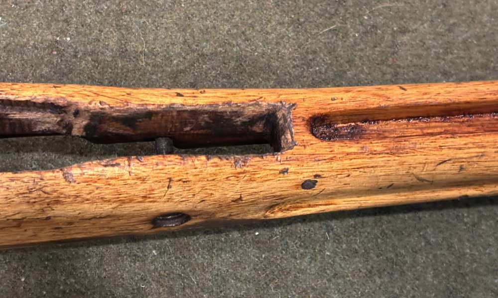 Used - Chinese Type 56 SKS Spike Bayonet Groove Stock and Handguard -img-20