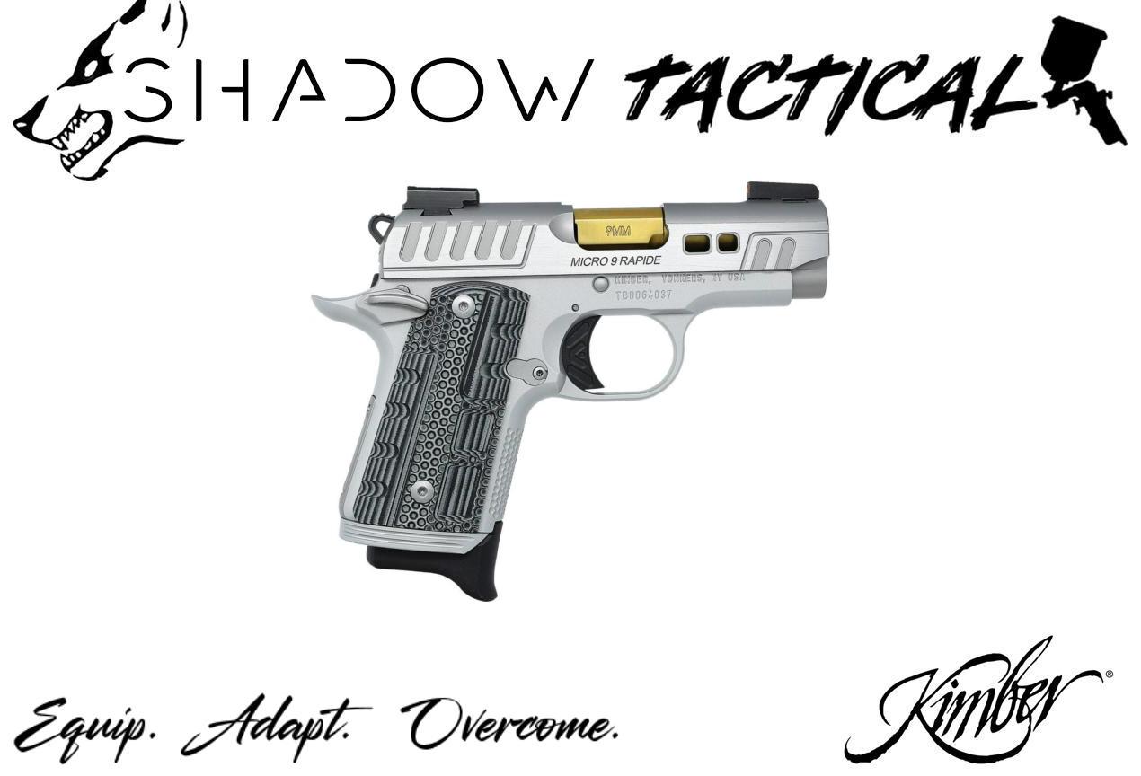 Kimber 3300230, Micro 9 Rapide Dawn, 9mm Luger, 7+1, 3.15" Barrel-img-0