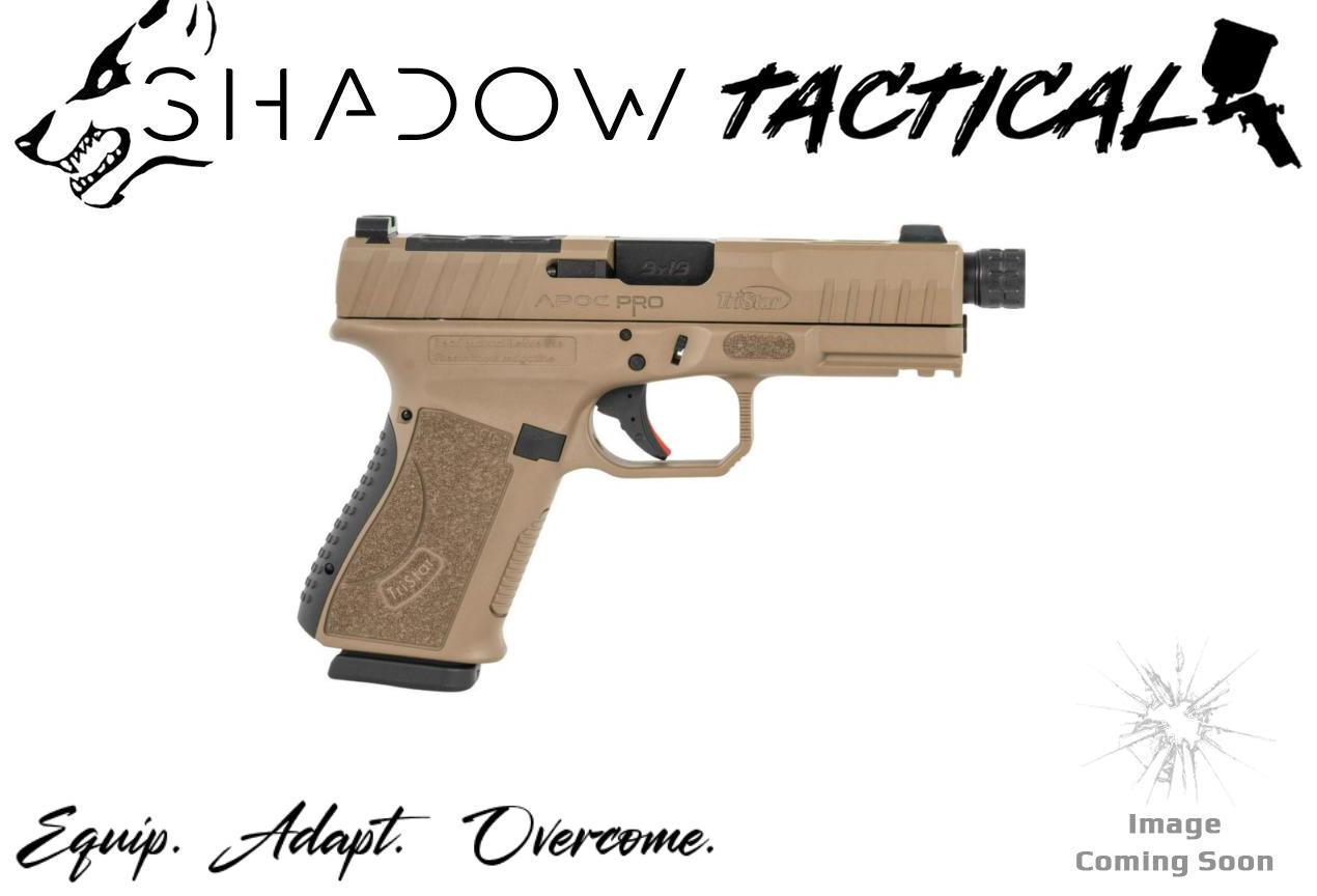 Tristar Sporting Arms 85784, APOC, 9mm, 15+1, FDE, Single Action-img-0