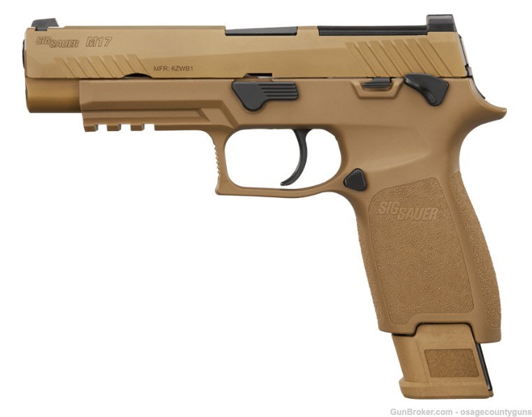 Sig Sauer M17 CSS MS, Coyote - 4.7" - 9mm-img-1