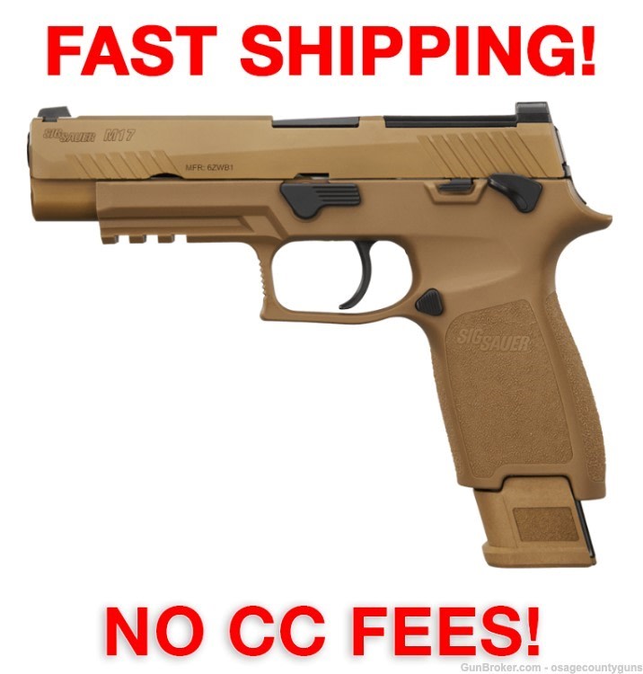 Sig Sauer M17 CSS MS, Coyote - 4.7" - 9mm-img-0