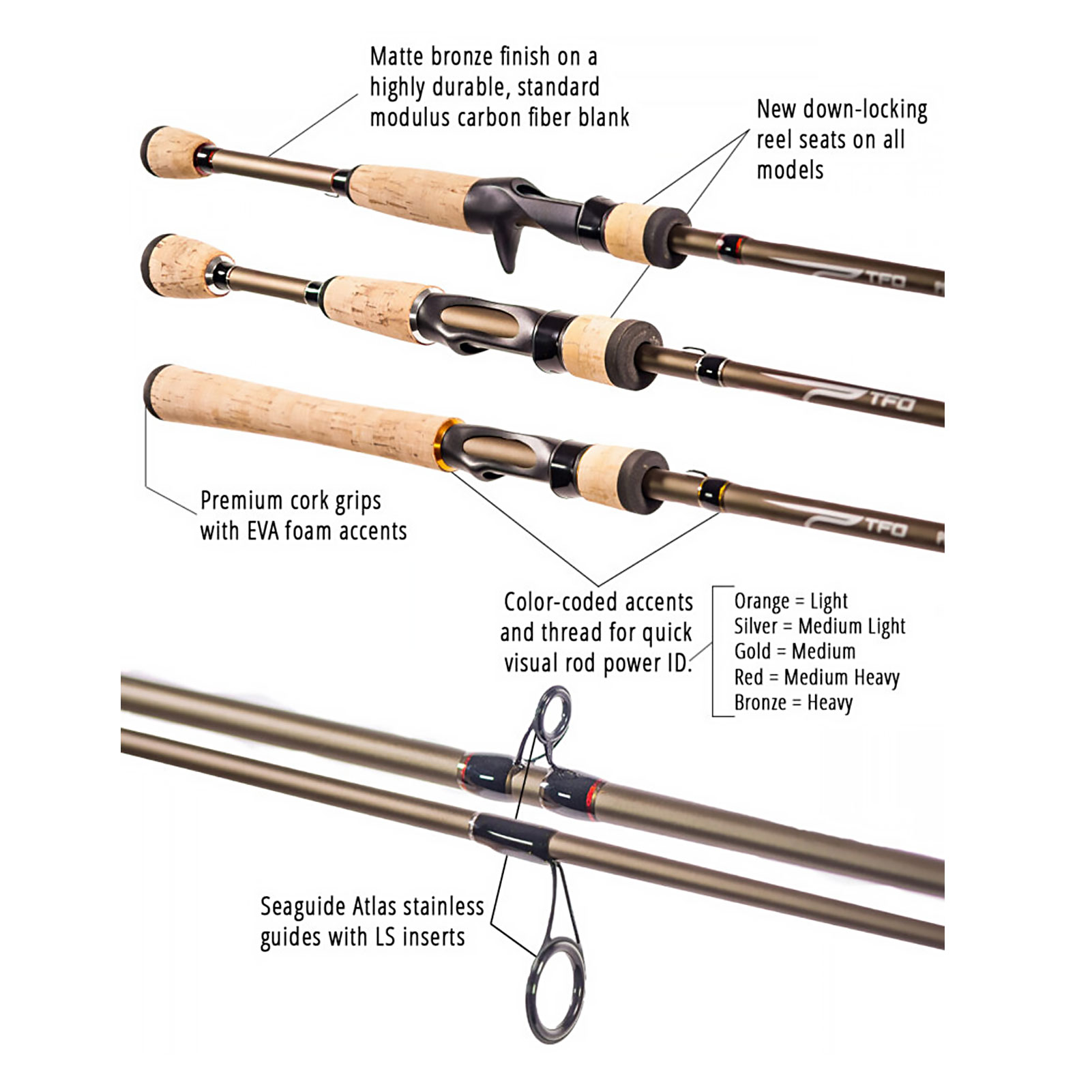 TFO Professional 7ft 6in MH 1pc Casting Rod (PC-765-1)-img-5