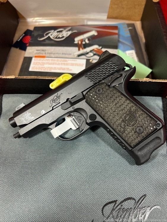Kimber Micro 9 Raptor Shadow 9mm 3.15" BBL Meprolight Front & Rear Night Si-img-1