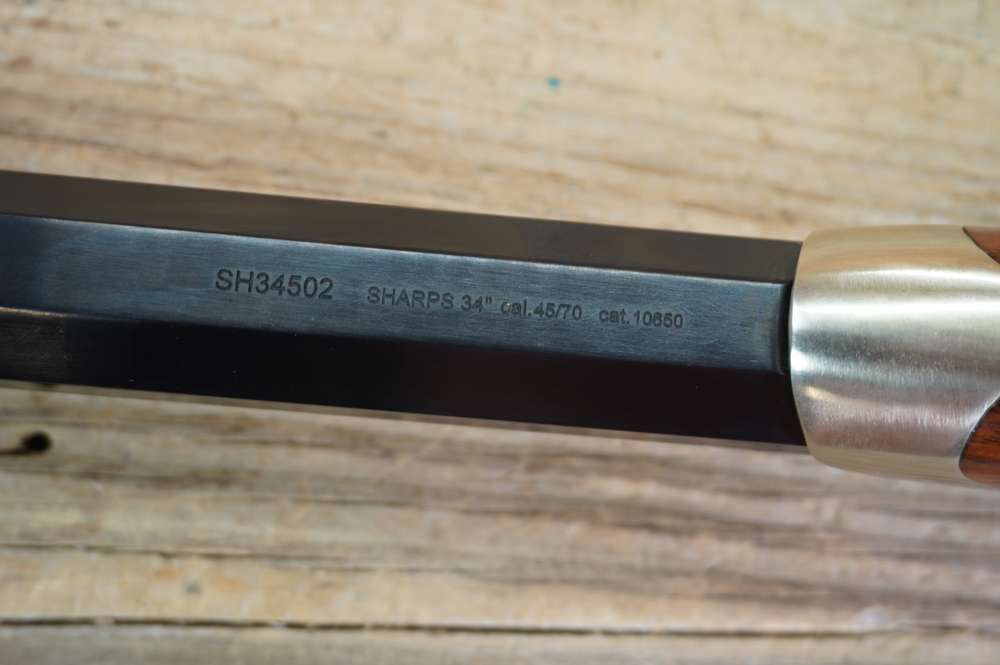 Uberti Sharps Quigley Down Under 45-70 LIKE NEW Govt 34in BPCR -img-70