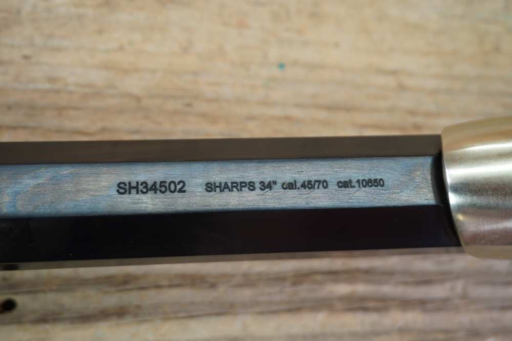Uberti Sharps Quigley Down Under 45-70 LIKE NEW Govt 34in BPCR -img-71
